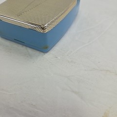 Vintage Crown 6 Transistor AM Radio 1950s Rare Sky Blue Made in Japan VG