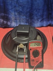 12″ Alnico Speaker Smooth Cone Pair Heppner 16 Ohm Guitar Tube Amp Amplifier Vtg