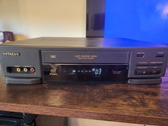 HITACHI VT-F380A VCR VHS PLAYER TESTED & WORKS **No Remote** See Pics & Video