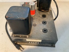 Vintage Tube Amplifier Chassis – Mono Project – Phono/Mic/Tuner – Parts Only