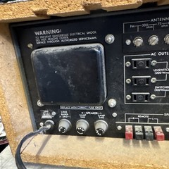1970s Luxman BIC LUX 71/2R Receiver monster Stereo Audiophile w/ Wood Cabinet