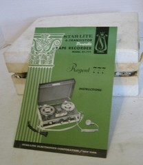 Star-Lite Super Deluxe Tape Recorder Model No. RT-777 (untested)