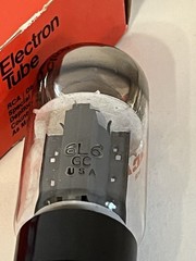 RCA 6L6GC Black Plate Vacuum Tube NOS New Old Stock