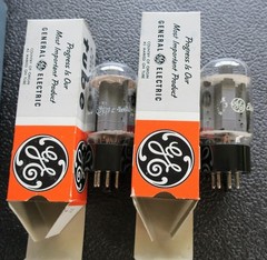GE 6L6GC Vintage Matched Pair Power tubes w/ Original boxes – from KCANos Tubes