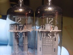 McIntosh MC225 GENERAL ELECTRONICS 12BH7A 7032 12BH7 TUBE PAIR (tested strong)
