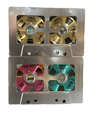 TEAC OPEN — Rare Vintage Cassete Blank Set Reel-to-Reel Tape Japan Open Reel