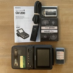 Sony GV-200 Video Walkman Video8 TV Recorder NTSC Untested For Parts Repair-READ