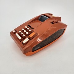 Vtg Retro Sears Roebuck 888.58801 Burnt Orange Paper Tape Adding Machine