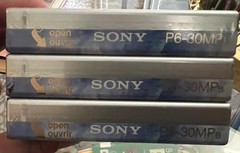 NEW Lot Of 3 Sony 8mm Video Cassette TapeMP 30 P6-30MP Video 8 NTSC Sealed