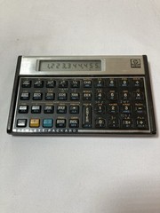 Vintage HP-15C Black Silver Portable Programmable Scientific Calculator