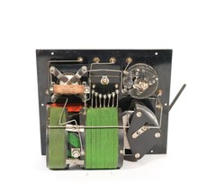 1922 Telmaco BR Radio & Matching BA Amplifier w/Good Tipped Amber Glass Tubes