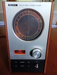 Sony ST- 80W Solid State Stereo Tuner Vintage ~ Nice ~ FM & AM Radio Works