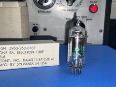 SYLVANIA 1L6 VACUUM TUBE – NOS Premiun Mil Qual.- for Zenith Transoceanic & +