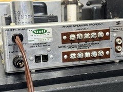 HH Scott 222c Amplifier With Scott Metal Case In Working Condition – Tested