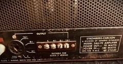 Stromberg Carlson Signet 70 Tube Amplifier in good working condition !