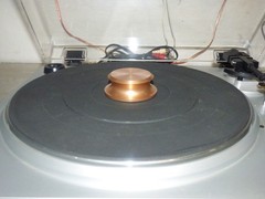 Mitsubishi DP 12 fully automatic belt drive turntable new belt , record weight