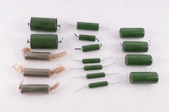 Lot of 16 Russian Paper in Oil PIO Capacitors