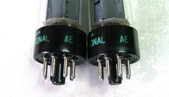 Vintage Sylvania Matched Pair 6CA7/EL34 Audio Tubes Made in Germany Tested Good