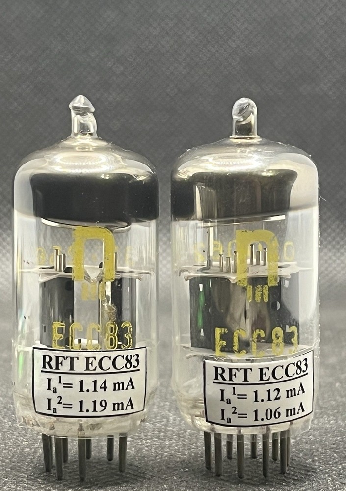 1x RFT-RWN ECC83/12AX7 MATCHED 1/2/3/More TEST IN PHOTO NOS Vintage Germany