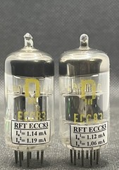 1x RFT-RWN ECC83/12AX7 MATCHED 1/2/3/More TEST IN PHOTO NOS Vintage Germany