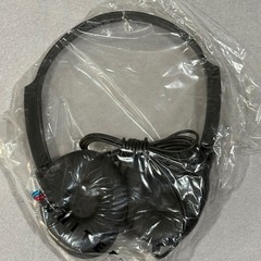 United Airlines Headphones Unisex OS Black Vintage Tulip Logo Wired On-Ear Tech
