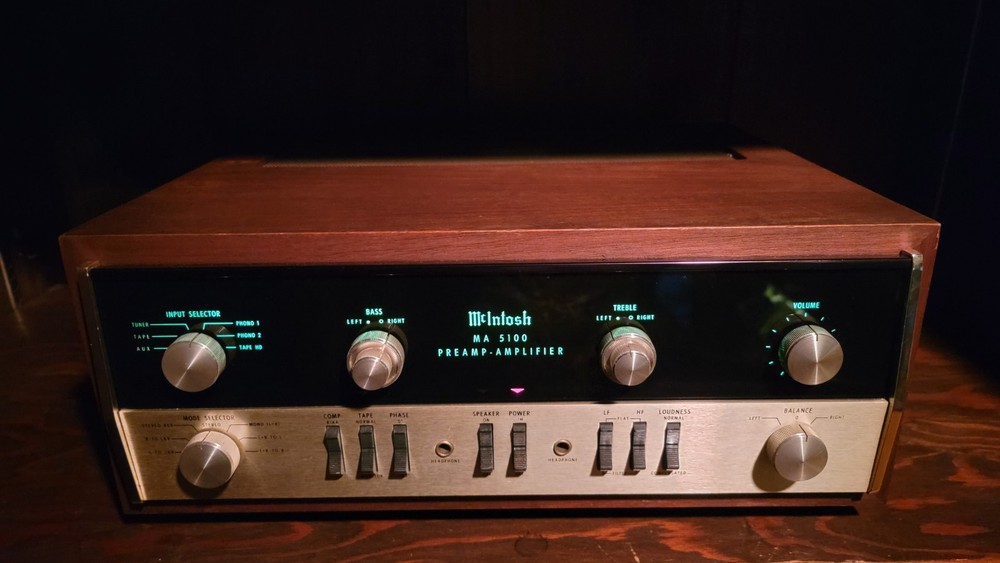 mcintosh ma5100 integrated amplifier vintage