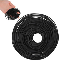 100 Pcs Recorder Rubber Belts Cassette Recorder Repair Maintenance Mix Flat Cass