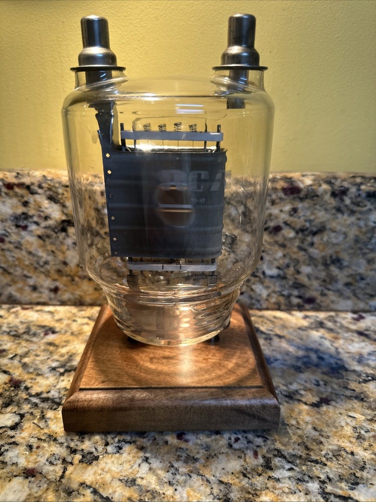 RCA 833A Electron Power Vacuum Tube With Lexan Base For Display