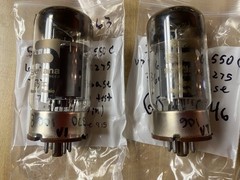 Svetlana 6550C Matched Quad Power Tubes – MaxiMatcher Test Strong 54-63mA Russia