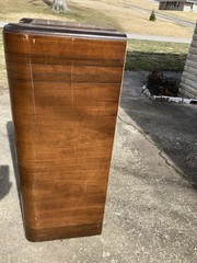 Vintage Silvertone Art Deco Console Bluetooth Speaker Conversion Sears 1930s