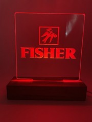 The Fisher Amplifier LED Sign