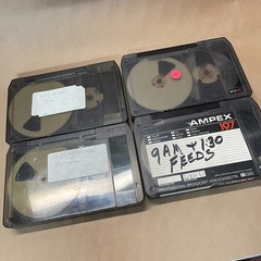 Sony U-matic Video Cassette Tapes Lot of 9 Various broadcast TV Charlie Brown?
