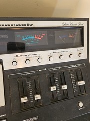 Marantz Model 5120 Stereo Cassette Deck Powers On Needs Bulbs And Belt