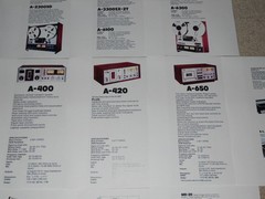 Teac 16 Pg 1975 Brochure, Entire Line, Open Reel, Cassette, A-7300,A-3340s,Specs