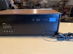 Vintage Silver Zenith MC-9070 Cassette Deck VU Meters High Fidelity SERVICED 🔥