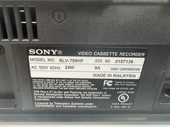 Sony SLV-779HF Hi-Fi Stereo 4 Head VHS VCR Recorder No Remote Tested Works Great