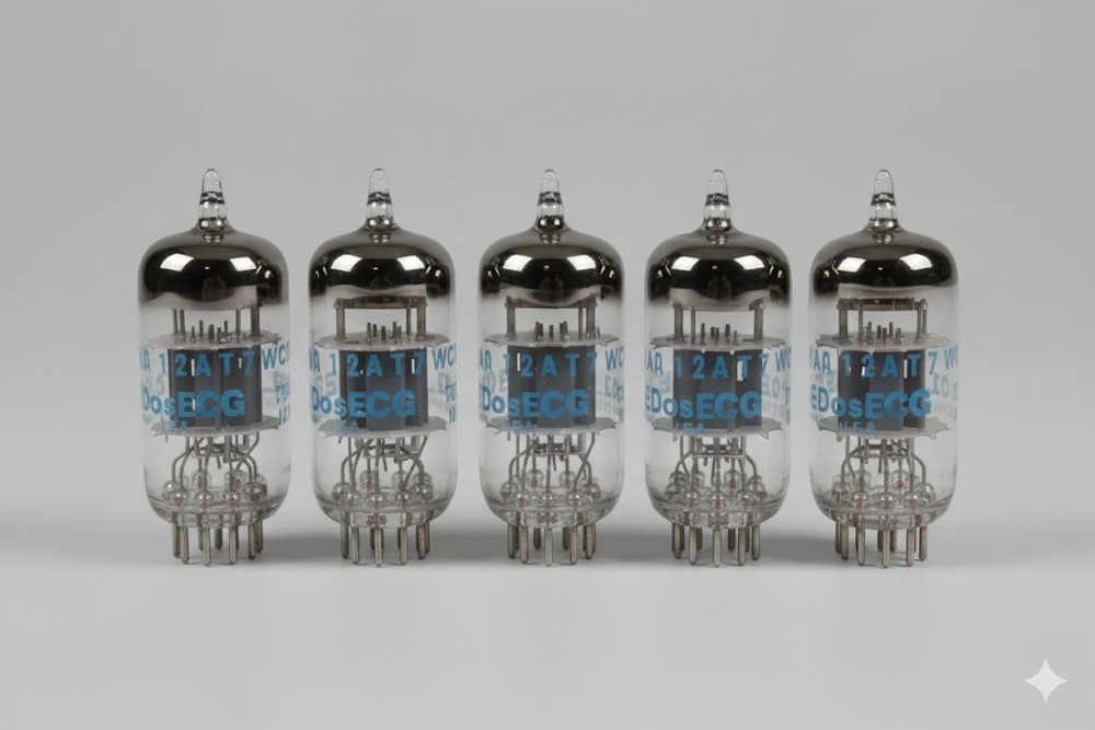 5x NOS Philips JAN 12AT7WC / 12AT7 / ECC81 Preamp Tubes 5 Pack Sleeve Free Ship