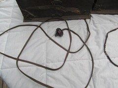 2 Antique 1929 Grigsby-Grunow Majestic Wood Pirate Chest Tube Radios Model 381