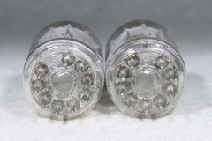 Matched Pair Amperex 7316/ECC186 Long Plate Foil D-Getter Heerlen Holland 1958