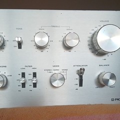 Pioneer SPEC-1 Stereo Preamplifier Preamp Silver AC 120V 60Hz