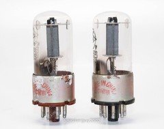 2X Nanking Metal Base 6H8C 6N8P 6SN7 Vacuum Tubes / KT9