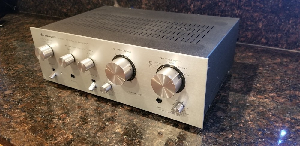 Kenwood KA-305 Integrated Amplifier Restored W/Original box