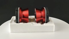 1 Pair Universality Red Silver metal Nab Hub Adapter For R2R Studer Pioneer etc