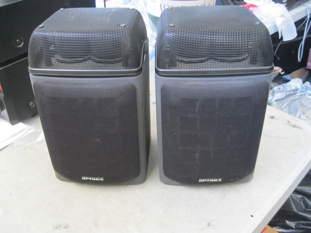 Pair of Optimus Pro LX5 Speakers With Linaeum Tweeters – Great Sound