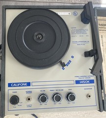 Califone 1450K Record Player , Untested Powers-On , Read Description