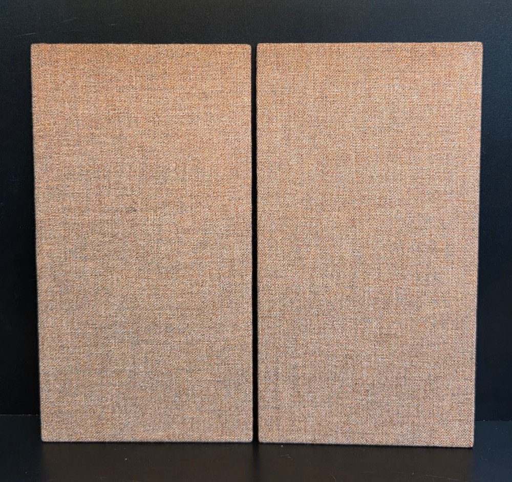 KLH Model Thirty Two Speaker Replacement Grills *Brick* ALL NEW Fabric & Backers