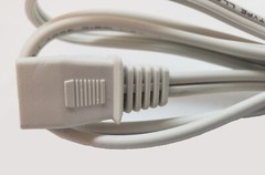 Replacement AC Power Cord Rheem Roberts Reel to Reel Player 2-Pin Round Prongs