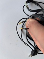 Dual 1229Q Vintage Stereo Turntable Power Cord Cable Assembly