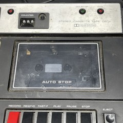 Realistic SCT-14 Stereo Cassette Tape Deck Vintage Parts Repair Powers On 14-848