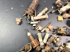 Mixed lot of new and used antique radio IF RF Antenna Coils